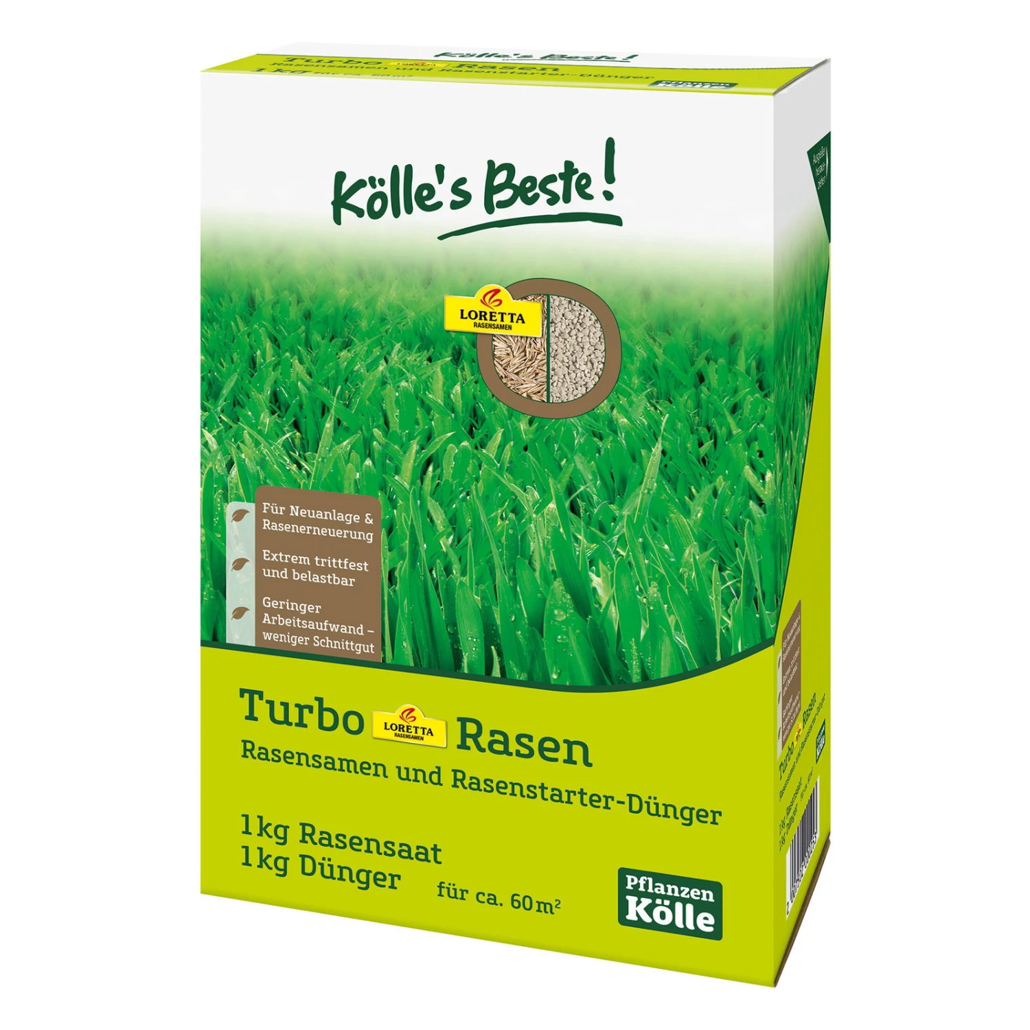Kölle's Beste Turbo Loretta-Rasen 2 Kg