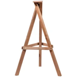 Vogelfutterhausständer, Braun, Holz