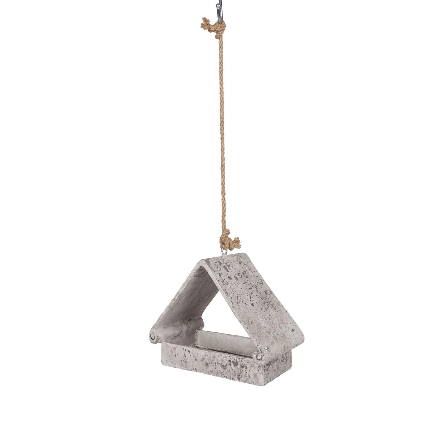 Futterhaus 'Aged Resin', Grau